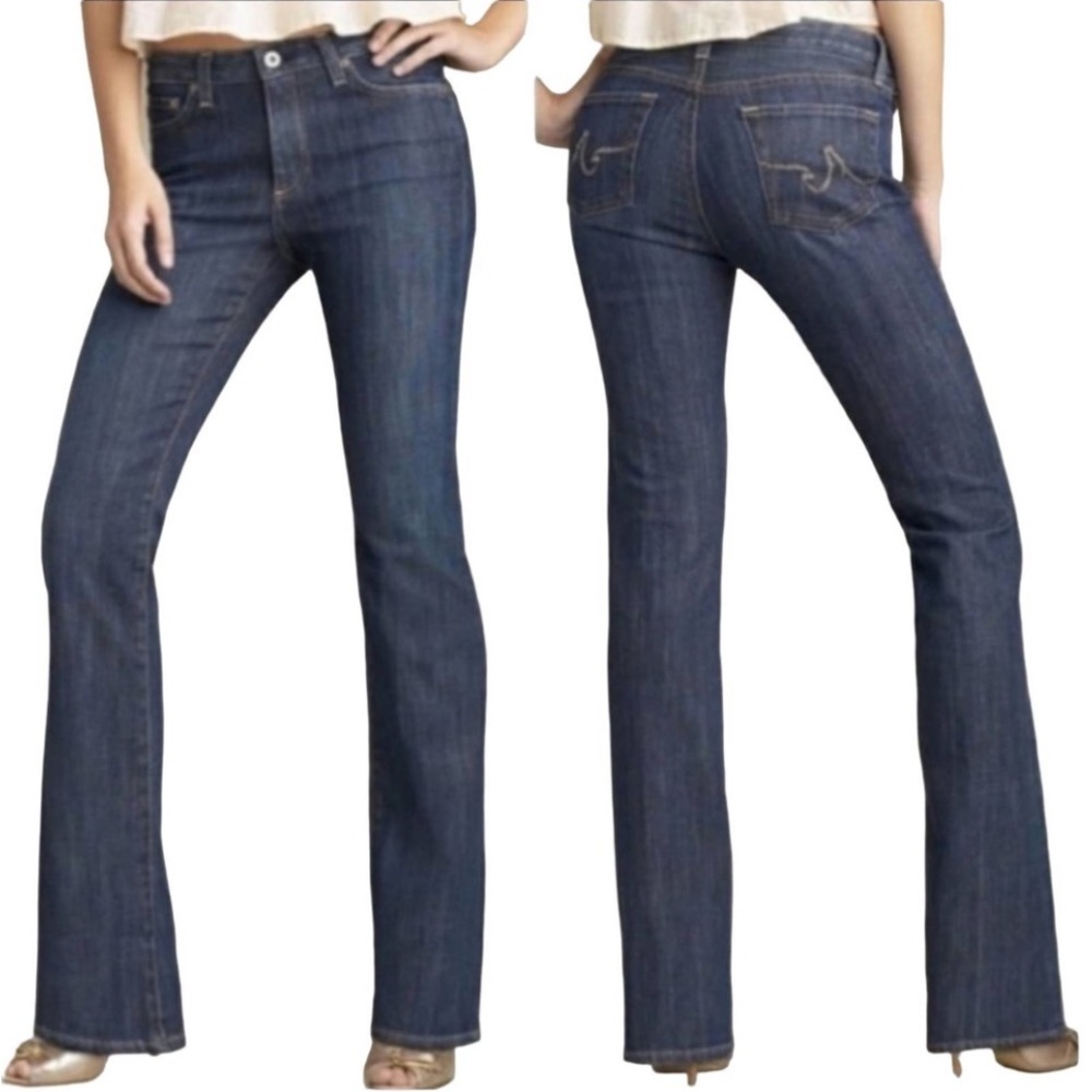 AG Adriano Goldschmied The Elite Y2K Dark Wash Bootcut Jeans 30 Western Rodeo - Picture 2 of 14